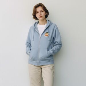 Vintage Y2K Paul Frank Zip Up Hoodie